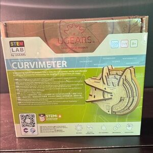 UGears Stem Lab Mechanical Wooden Model Curvimeter New Sealed